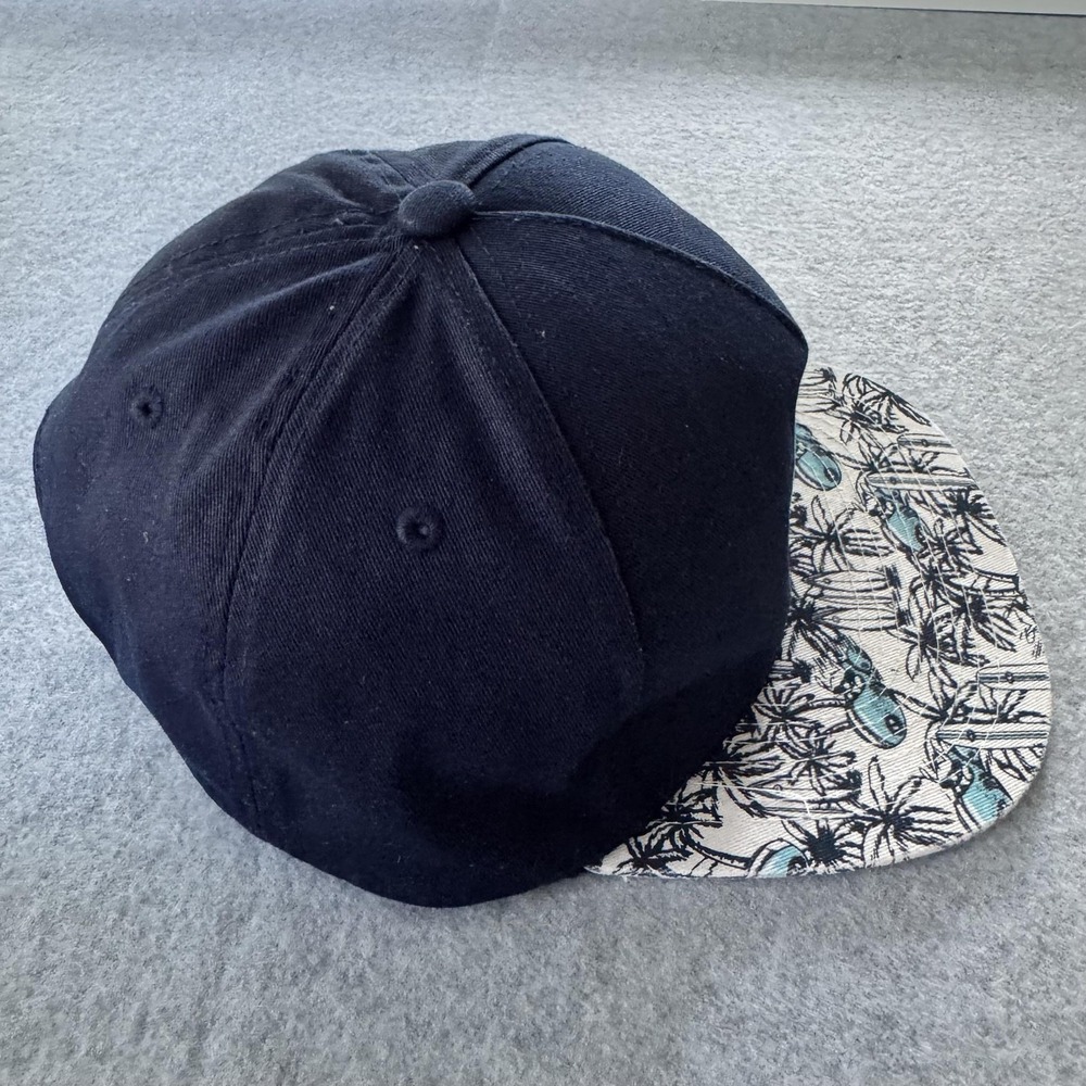 Disney Hat Cap Snap Back Blue Stitch Aloha Tropical Palm Brim One Size - Picture 7 of 10